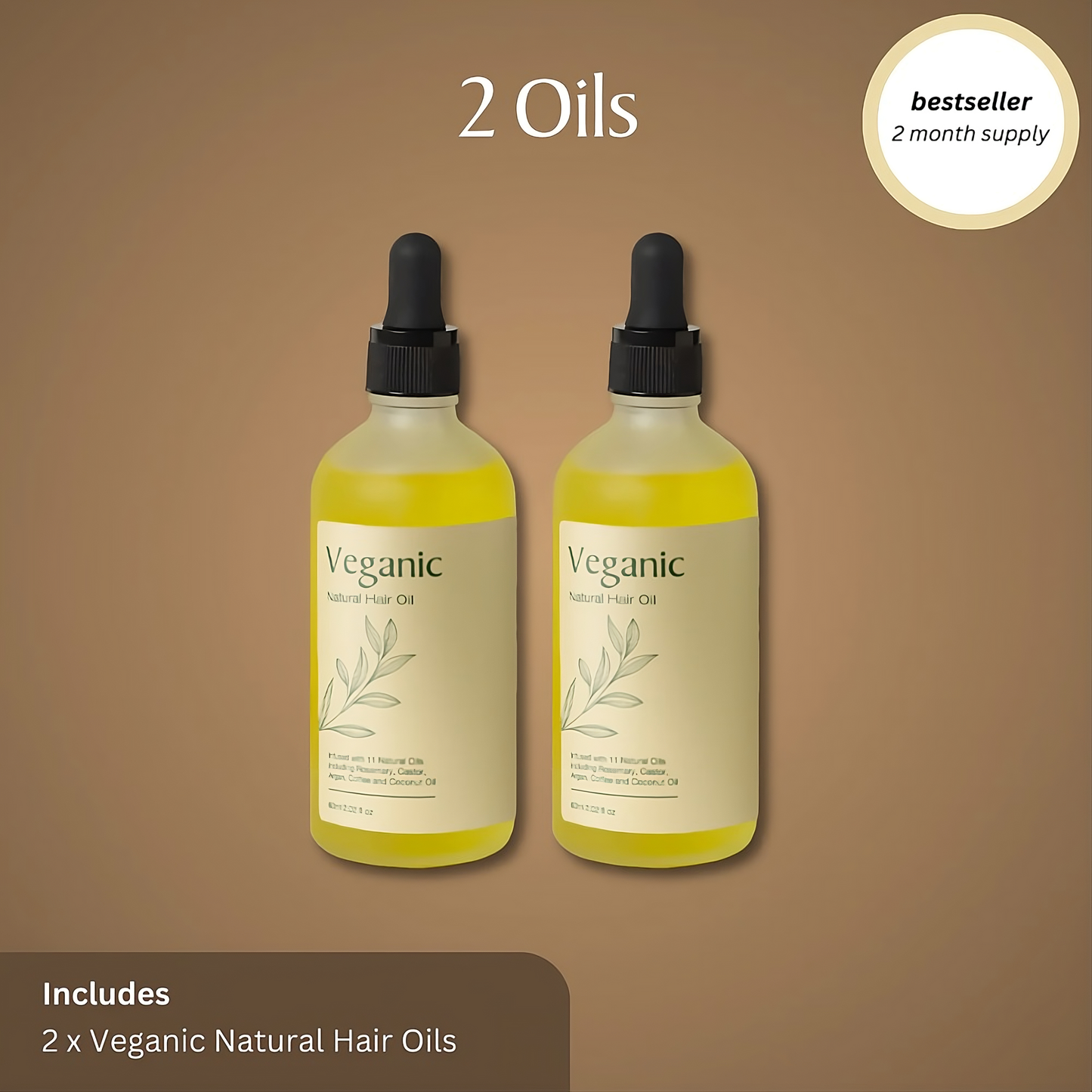 Veganic Natural Hair Oil